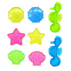 Large Torpedo Diving Swimming Pool Toys Children Summer Water Toys, 8PCS Shell Gems
