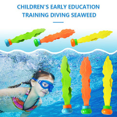 Large Torpedo Diving Swimming Pool Toys Children Summer Water Toys, 8PCS Shell Gems