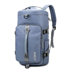 375 Large-capacity Waterproof and Wear-resistant Crossbody Travel Backpack, Black, Fog Blue, Sky Blue, Taro Purple, Charming Purple, Cherry Pink, Light Pink, Jelly Green