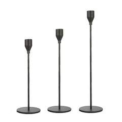3 PCS / Set Home Decoration Wedding Wrought Iron Candle Holder, Style:, 3 PCS / Set Thin Bottom (Black), 3 PCS / Set Thin Bottom (Imitation Gold), 3 PCS / Set Thin Bottom (Silver), 3 PCS / Set Thin Bottom (Gold), 3 PCS / Set Thick Bottom (Black)       ...