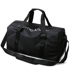B-316 Large Capacity Glossy Waterproof Fitness Bag Luggage Bag, Red, Blue, Black, Grey