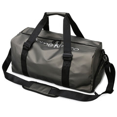 B-316 Large Capacity Glossy Waterproof Fitness Bag Luggage Bag, Red, Blue, Black, Grey