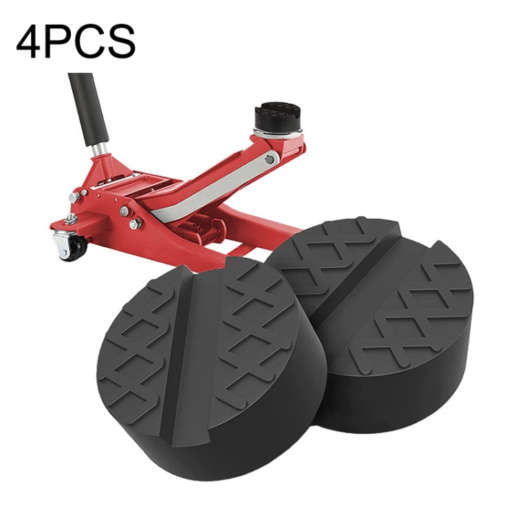 4PCS Automobile Universal Jack Bracket Rubber Support Block, Rubber Support Block