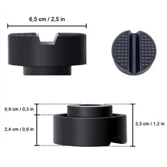 4PCS Automobile Universal Jack Bracket Rubber Support Block, Rubber Support Block