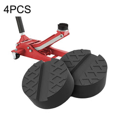 4PCS Automobile Universal Jack Bracket Rubber Support Block, Rubber Support Block