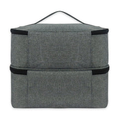 Nail Polish Storage Bag Portable Essential Oil Lipstick Organizer, Grey