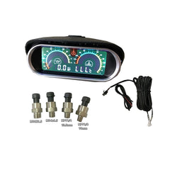 Agricultural Vehicle Car Modification Instrument, Style:, Oil Meter (M18x1.5) With Water Temperature
