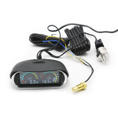 Agricultural Vehicle Car Modification Instrument, Style:, Oil Meter (M18x1.5) With Water Temperature