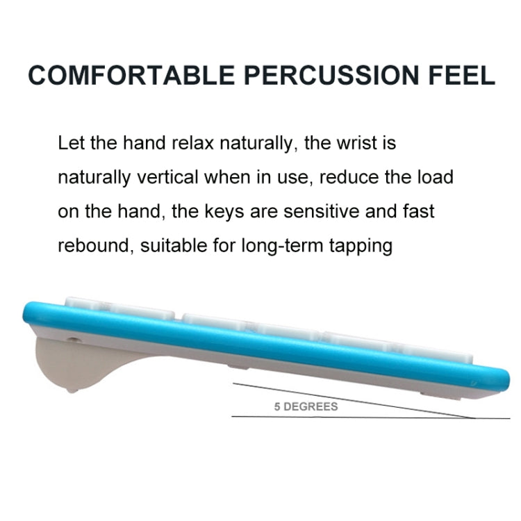 MLD-568 Office Gaming Mute Wireless Mouse Keyboard Set, MLD-568 Black, MLD-568 White, MLD-568 Blue, MLD-568 Pink