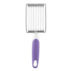 Tomato Luncheon Meat Slicer Non-slip Stainless Steel Fruit Cutter, Fruit Cutter(Orange), Fruit Cutter(Purple), Fruit Cutter(Blue), Fruit Cutter(Green)