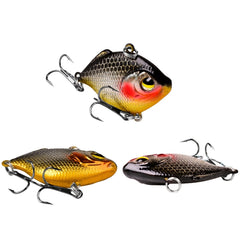 3 PCS PROBEROS DW1044 4.5cm/8.5g Lure Fake Bait Iconic Plastic VIB Hard Bait, DW1044 E, DW1044 F, DW1044 G, DW1044 H, DW1044 A, DW1044 B, DW1044 C, DW1044 D