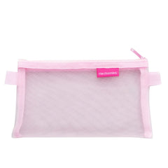 Hechooses D033 Transparent Mesh Exam Portable Pen Bag, Style:, Square (Black), Square (White), Square (Gray), Square (Pink), Square (Green), Triangle (Black), Triangle (White), Triangle (Gray), Triangle (Pink), Triangle (Blue), Triangle (Green)