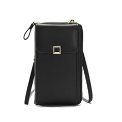 Ladies Cross-body Shoulder Bag Long Purse Mobile Phone Bag, Style 2 White, Style 2 Yellow, Style 2 Black, Style 2 Light Purple, Style 2 Apricot