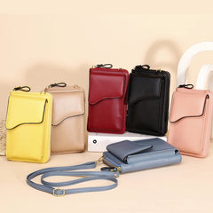 Shoulder Crossbody Bag Large Capacity Ladies Long Purse Mobile Phone Bag, Style 3 Apricot, Style 3 Yellow, Style 3 Red, Style 3 Blue, Style 3 Black, Style 3 Pink