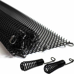 Fireplace Metal Mesh Screen Fireplace Screen To Prevent Sparks From Spilling Out, 61x45.7cm, 61x48.3cm, 61x50.8cm, 61x53.3cm, 61x55.9cm