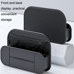 Car Seat Rear Leather Multi-function Convenient Storage Bag, Storage Bag (Black)