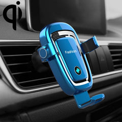 S19 15W Gravity Car Phone Wireless Charging Stand, S19 White, S19 Blue, S19 Black