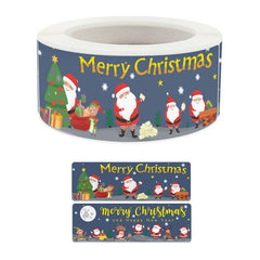 Christmas Stickers Child Toys Holiday Cartoon Tabel, 25x75mm