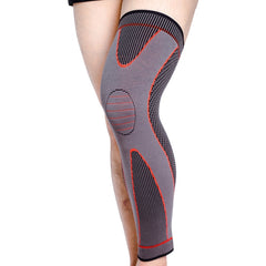Nylon Knitted Riding Sports Extended Knee Pads, L