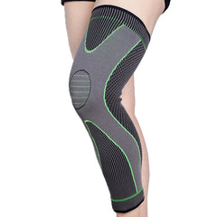 Nylon Knitted Riding Sports Extended Knee Pads, XL