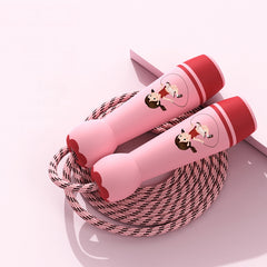 Wooden Handle Adjustable Jump Rope For Children Green(Cotton Rope), Green (Cotton Rope), Red Girl (Cotton Rope), Blue Bear (Cotton Rope), Orange Lion (Cotton Rope), Green (Bamboo Rope), Red Girl (Bamboo Rope), Blue Bear (Bamboo Rope)                   ...