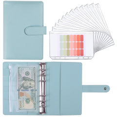 A6 Macaron Notebook PU Loose-leaf Cash Budget Handbook