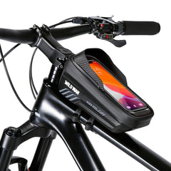 WILD MAN E12X 1L EVA Hard Shell Waterproof and Anti-fall Bicycle Bag with Touch Function, E12X (Red), E12X (Black)
