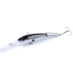M0208 13.3cm/13.4g Lure Bionic Multi-section Mino Fake Lure Plastic Lure, M0208 2, M0208 3, M0208 4, M0208 6, M0208 1