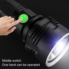 Strong Light Outdoor Waterproof Camping Aluminum LED Flashlight, Style:, L2 (Without Battery)