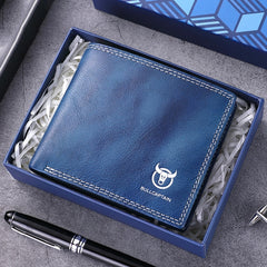 BUFF CAPTAIN 032 Vintage Leather Wallets Coins Card Holder Wallet