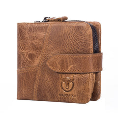 BUFF CAPTAIN 01 Multifunctional Detachable Vintage Leather Buckle Horizontal Wallet, 01(Coffee), 01(Brown)