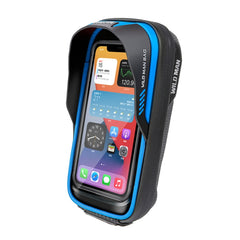 WILD MAN ES16 0.5L EVA Hard Shell Waterproof Touch Screen Bicycle Handlebar Bag, ES16 (Grey), ES16 (Blue), ES16 (Red), ES16 (Black)