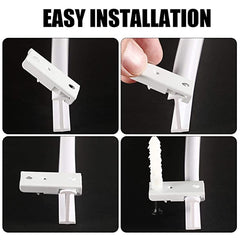 5M Curtain Track Curved Rail Hook Pulley Mounting Code Screw Expansion Plug, 5m