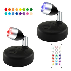 Wireless RGB Remote Control Cabinet Ambient Spotlight, C1556 Single Head 2 Lights, C1648 Single Head 2 Lights, C2755 Double Head 2 Lights, C2765 Double Head 2 Lights