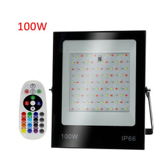 Colorful RGB Changing LED Flood Light With Remote Control, 30W, 50W, 100W, 200W