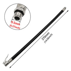 2 PCS Bicycle Car Tire Rubber Tube Pump Nozzle, Specification:, 9.5mm Black, 12.5mm Black, 9.5mm Blue, 12.5mm Blue