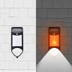 X-A18 59 LED Solar LED Flame Human Sensor Lights Garden Lights