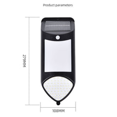 X-A18 59 LED Solar LED Flame Human Sensor Lights Garden Lights
