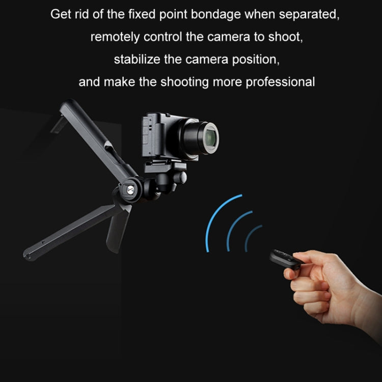 PGYTECH Camera Mobile Phone Desktop Pan Tilt Handheld Tripod, Black, Only Tripod, Remote Control Set, Remote control M1
