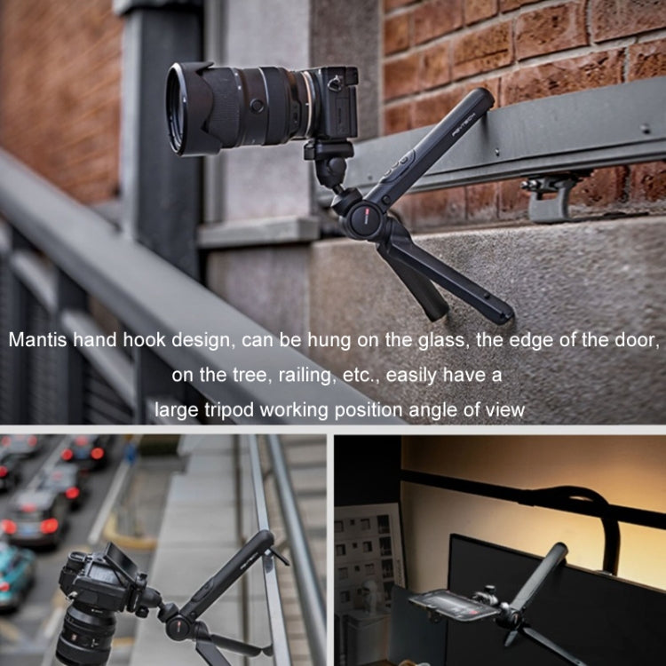 PGYTECH Camera Mobile Phone Desktop Pan Tilt Handheld Tripod, Black, Only Tripod, Remote Control Set, Remote control M1