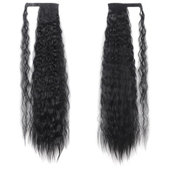 MST8568 Invisible Adhesive Bandage Wigs Corn Perm Long Ponytail Wigs, 1, 1BMBUG, 2, 4, 4H27, 4M30, 6H613, 12, 12H24, 18H613, 24m613, 27H613, 60, 99j, 1001A