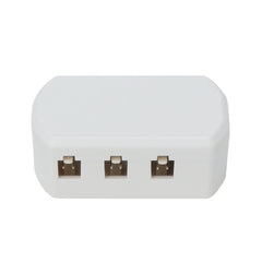 6 Ports 2510 Hub Splitter Junction Box Distributer Connectors Cabinet Light Adapter, 6 Ports  Without DC Header, 6 Ports With DC Head