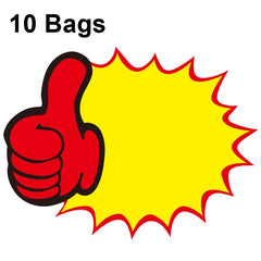 10 bags 18x14cm Explosion Sticker Product Price Tag Supermarket Price Label, XD-051, XD-069