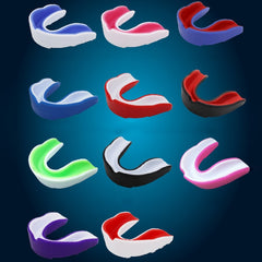 W003 Sanda Training Basketball Boxing Sports Mouth Guard EVA Braces, Style: Adult (White Green), Children (White Red), Children (Sea Blue Red), Children (White Pink)