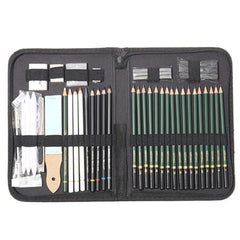 42 In 1 Drawing Painting Sketch Kit with Pencil Erasers Sharpener, 42 In 1