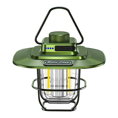 LY02 LED Retro Lantern Hand Tent Lamp USB Charging Camping Light, LY02 White, LY02 Black, LY02 Green