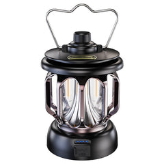 LH-B46 LED Retro Tent Light Convenient USB Charging Camping Light, LH-B46 White, LH-B46 Green, LH-B46 Black
