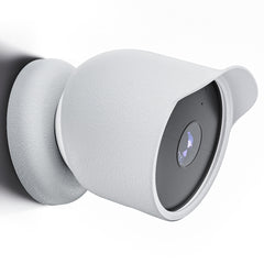 For Google Nest Camera Outdoor Silicone Water-Resistant Protective Cover, For Google Nest Black, For Google Nest White