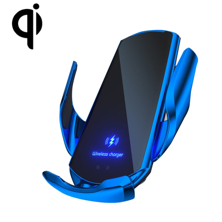 Q3 Infrared Induction Magnetic Car Wireless Charging Phone Bracket with Micro USB + 8 Pin + Type-C / USB-C Magnetic Connector, Q3 Red, Q3 Black, Q3 Gold, Q3 Silver, Q3 Blue