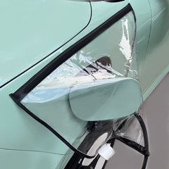 Electric Vehicle Charging Port Magnetic Transparent Rain Cover, Rain Cover Pink, Rain Cover White, Rain Cover Black, Rain Cover Transparent Green, Rain Cover Yellow, Rain Cover Blue